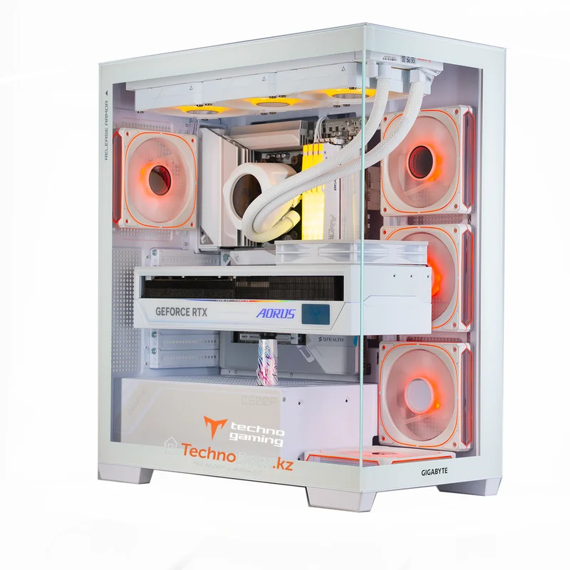 Игровой компьютер TechnoGaming 270(AR7-9800X3D/RTX5090 32GB/D5 64GB/SSD 3TB/X870 AORUS STEALTH ICE/C500P) 2