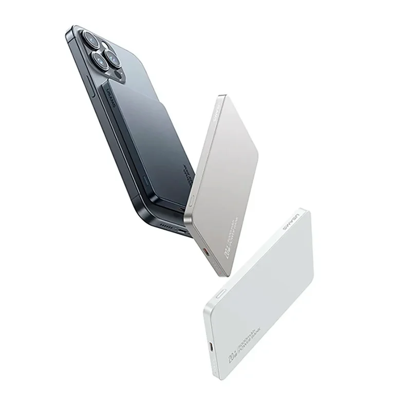 Портативное зарядное устройство USAMS 5000 mAh, SIlver (5KCD23102) 4