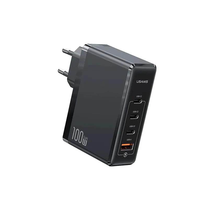 Адаптер питания USAMS USB Type - C 100W, Black (CC163TC01) 2