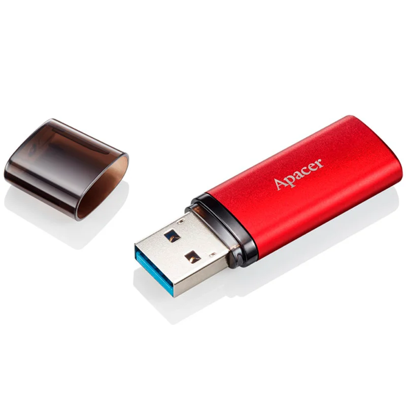 USB-накопитель 128GB Apacer AH25B, 3.1, Red (AP128GAH25BR-1) 2