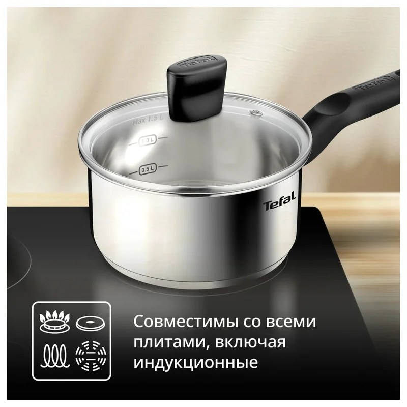 Набор посуды 6пр. Confidence Tefal G764S674 5
