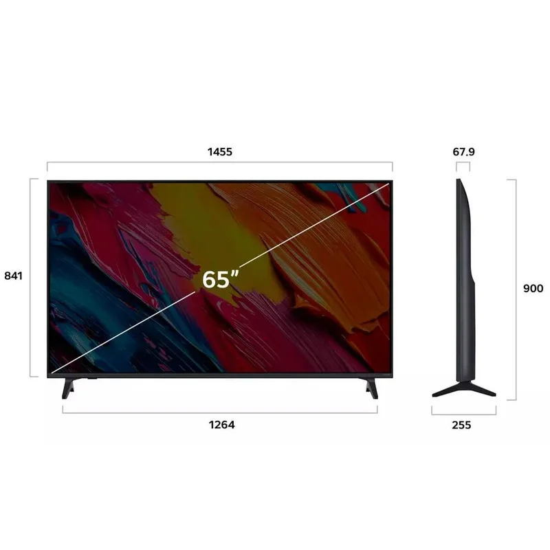 Телевизор LG 65" 65QNED70A6A QNED UHD Smart Black 5