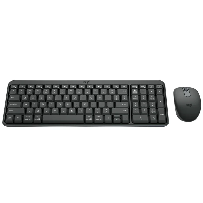 Клавиатура + Мышка беспроводные BT Logitech MK250, Graphite 2
