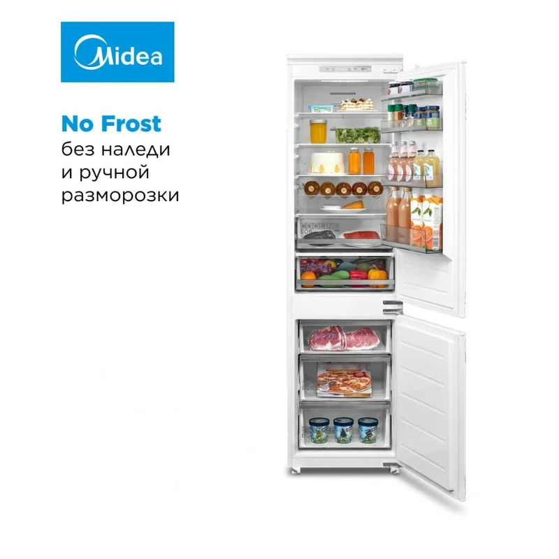 Встраиваемый холодильник Midea MDRE414FGE01 3