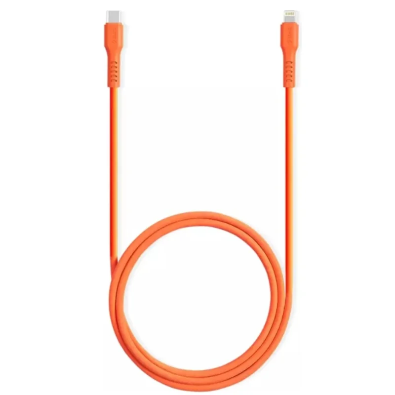 Кабель ttec USB-C -  Lighting 60ВТ PD/QC Fast Charge 1.2 м Orange Neon (2DK60NT) 2