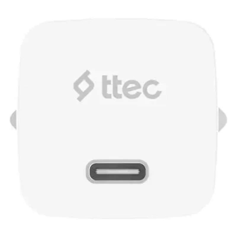 Адаптер и кабель ttec SmartCharger GAN 20W PD, Кабель USB-C - USB C 1,5 м White (2SCG20CB) 4