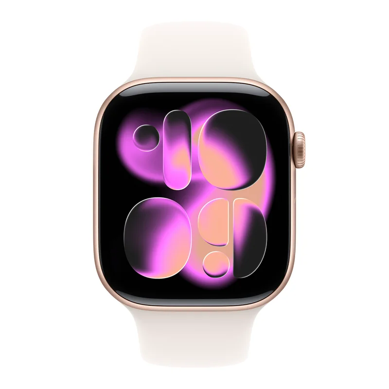 Смарт Часы Apple Watch Series 11 GPS 42mm Rose Gold Aluminium Case with Light Blush Sport Band - M/L (MEU44RK/A) 2
