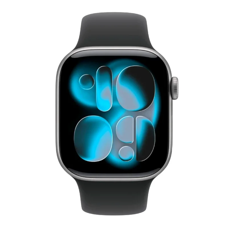 Смарт Часы Apple Watch Series 11 GPS 42mm Space Grey Aluminium Case with Black Sport Band - S/M (MEQ 2