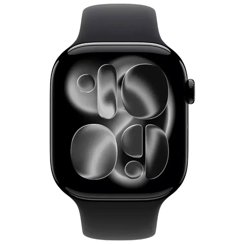 Смарт Часы Apple Watch Series 11 GPS 46mm Jet Black Aluminium Case with Black Sport Band - S/M (MEUW 2