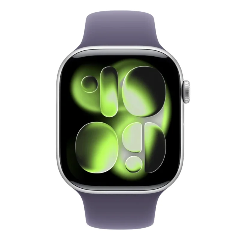 Смарт Часы Apple Watch Series 11 GPS 46mm Silver Aluminium Case with Purple Fog Sport Band - S/M (MEV94RK/A) 2