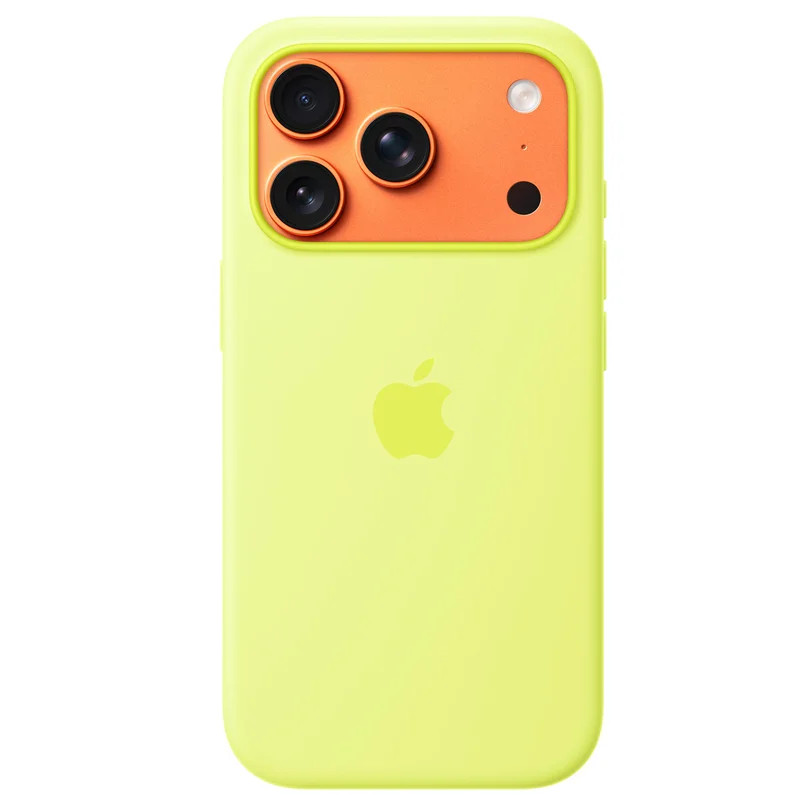 Чехол для смартфона iPhone 17 Pro Silicone Case with MagSafe – Neon Yellow (MGFF4ZM/A) 2