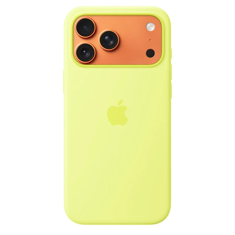 Чехол для смартфона iPhone 17 Pro Max Silicone Case with MagSafe – Neon Yellow (MGFM4ZM/A) 2