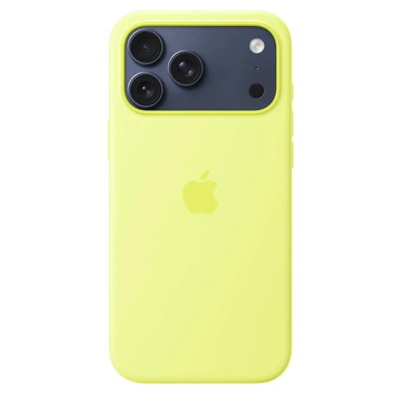 Чехол для смартфона iPhone 17 Pro Max Silicone Case with MagSafe – Neon Yellow (MGFM4ZM/A) 3