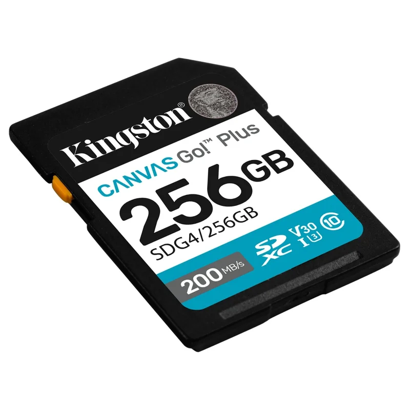 Карта памяти SD 256GB Kingston Canvas Go, Class 10 (SDG4/256GB) 2