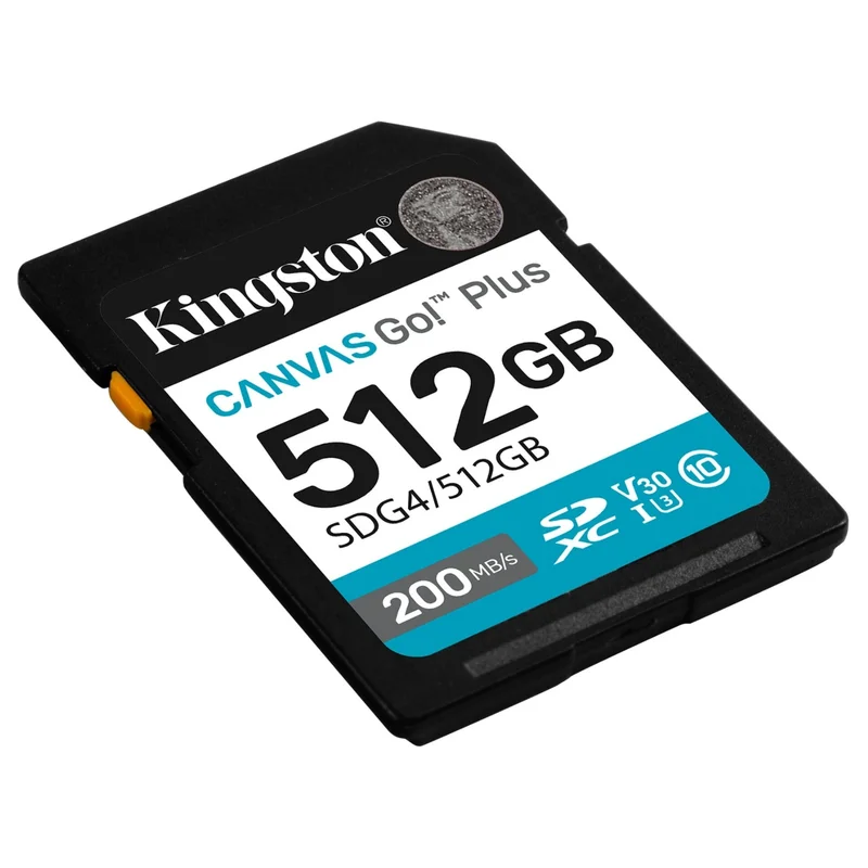 Карта памяти SD 512GB Kingston Canvas Go, Class 10 (SDG4/512GB) 2