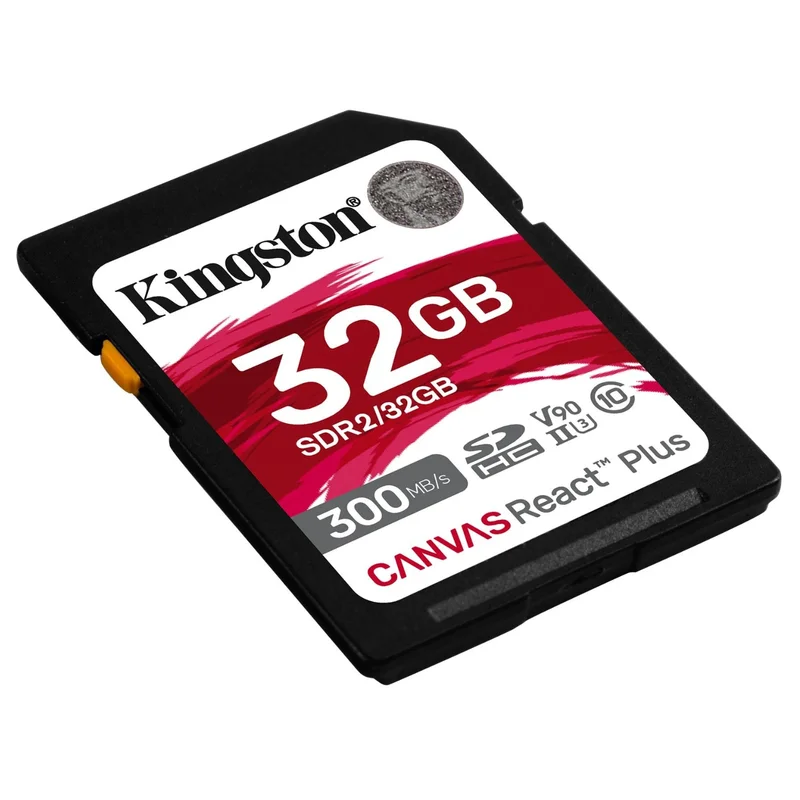 Карта памяти SD 32GB Kingston Canvas React Plus, UHS-II (SDR2/32GB) 2