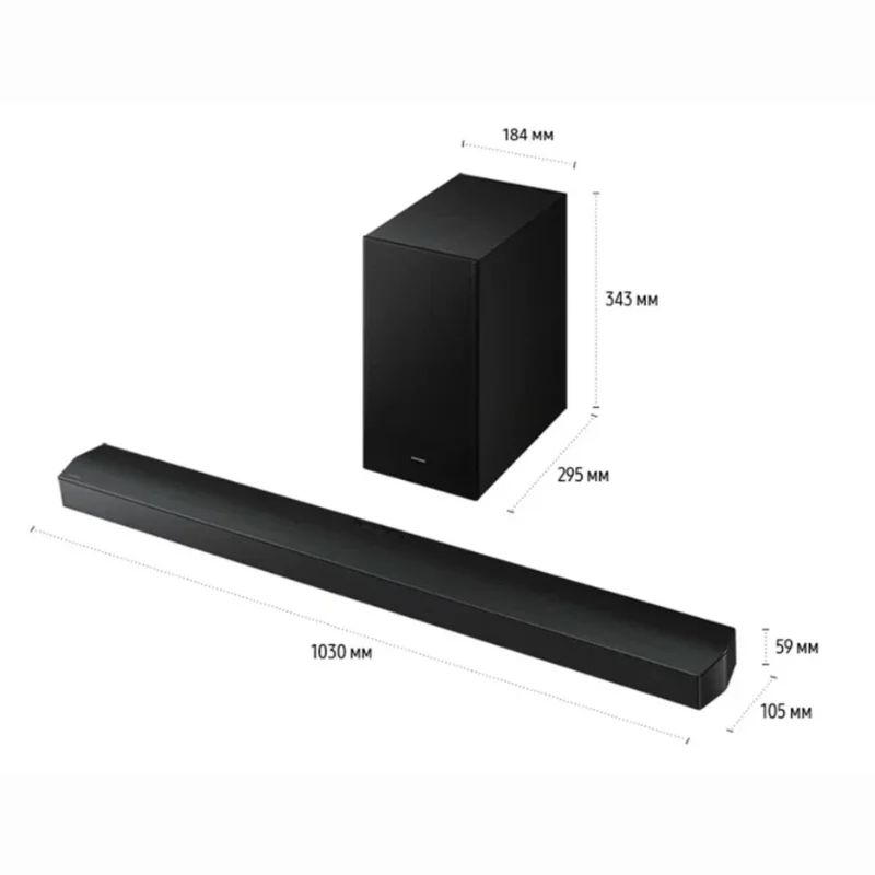 Саундбар Samsung HW-B750F черный 4