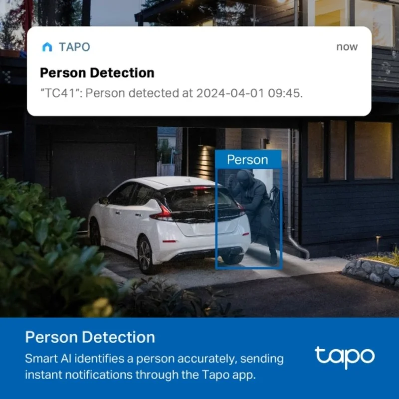 WiFi камера TP-Link Tapo TC41, 2MP, наружная поворотно-наклонная (Tapo TC41) 6