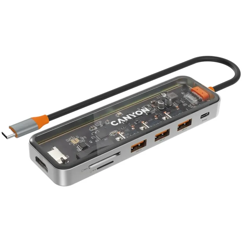 Мультипортовый адаптер CANYON 7in1 (DS-13) 3