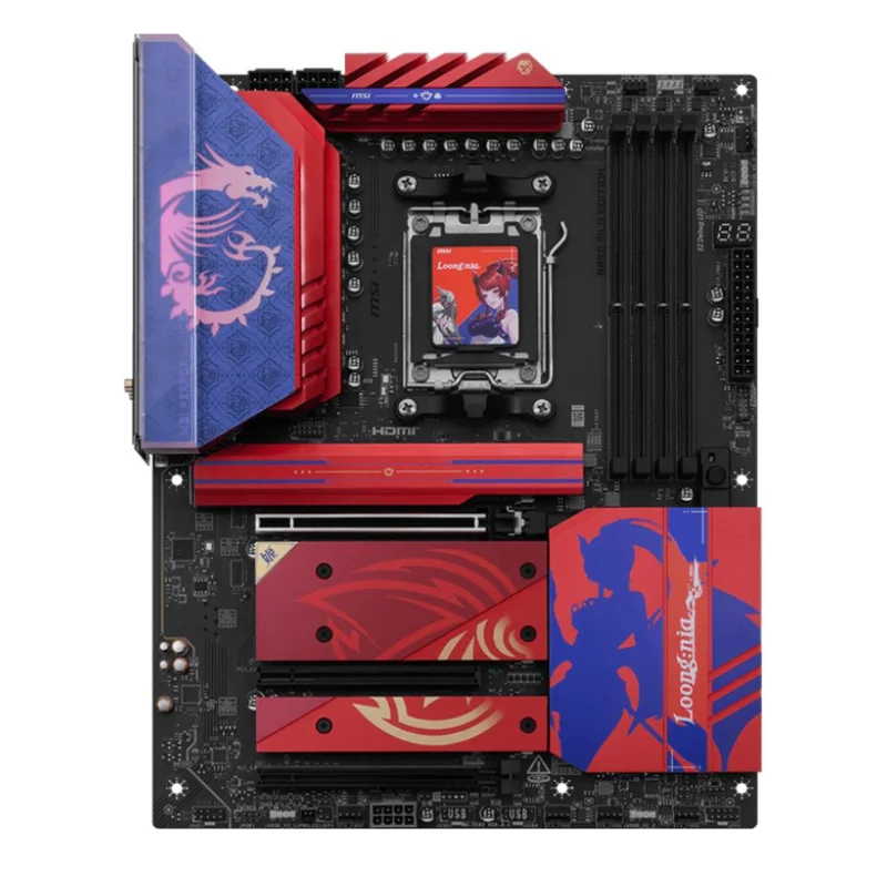 Материнская плата MSI B850 MLG EDITION AM5 4DDR5 PCI-E 3x16 (HDMI) ATX 2