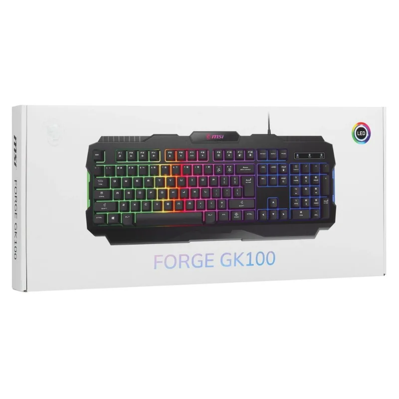 Игровая клавиатура проводная MSI FORGE GK100, Black 2