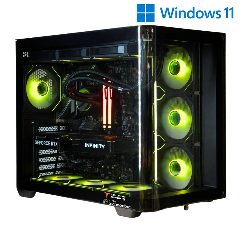 Игровой компьютер TechnoGaming 287(Ci5-13400F/RTX5060TI 16GB/D5 32GB/SSD 1TB/B760 Gaming/M580 BK) + Win11 2
