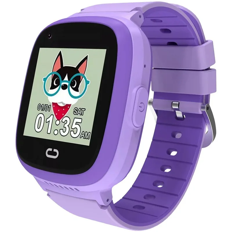 Детские смарт-часы CANYON Sunny KW-48 Video 4G GPS Games&Music Violet (CNE-KW48VL)