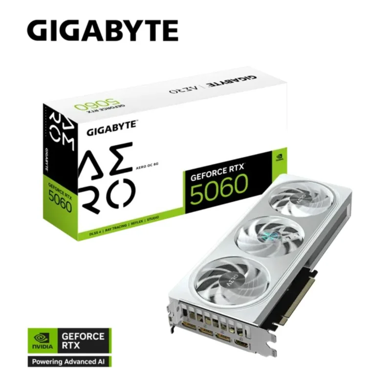 Видеокарта Gigabyte RTX 5060 AERO OC 8GB 128bit/G7 (HDMI+3DP)[GV-N5060AERO OC-8GD] 6