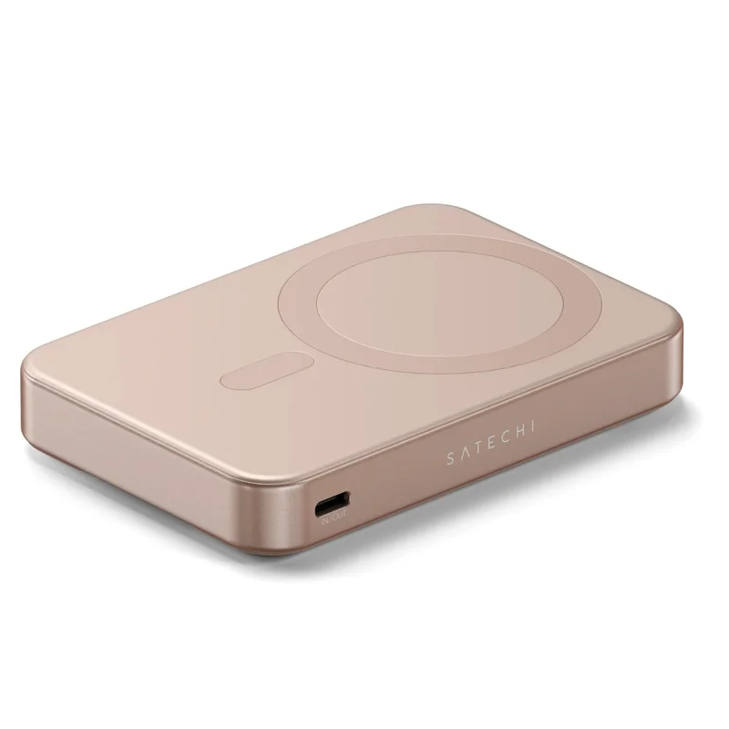 Магнитное зарядное устройство с подставкой Satechi Qi2 10000mAh, Светлый розовый (ST-B10Q2SR) 2