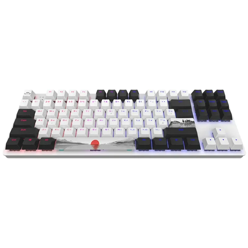 Игровая клавиатура проводная Dark Project One 87 Fuji, White (DPO87_GSH_Fuji_ANSI_UA) 2