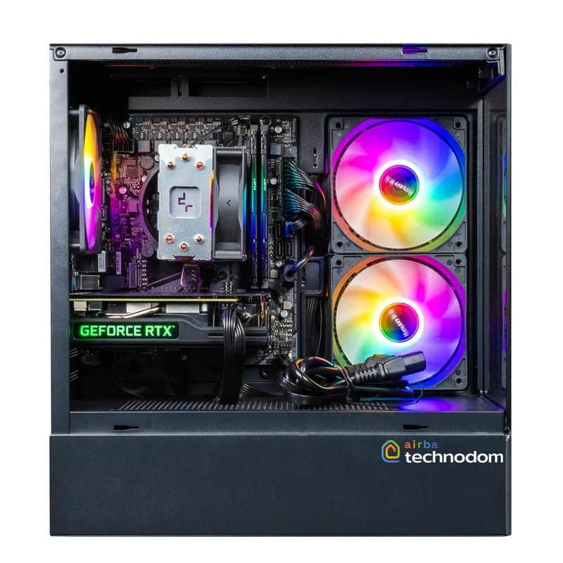 Игровой Компьютер NEO Game 89 (Ci5-12400F/RTX 3050 8GB/16 GB/SSD 1TB/H610M/Huntkey G35 Black) 2
