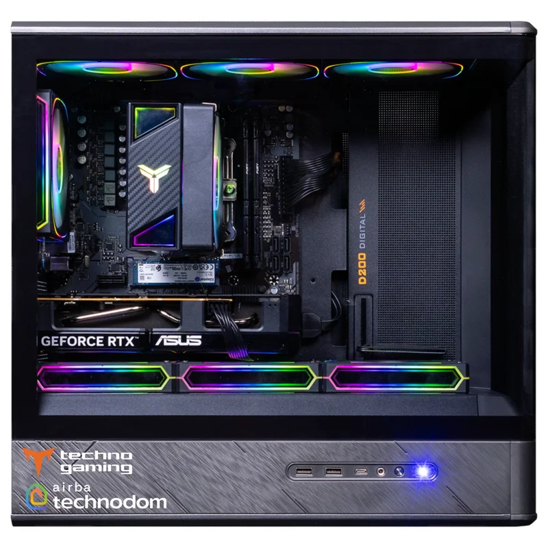 Игровой компьютер NEO Game 91 (AR5 7500F/RTX 5060 8GB/32 GB/SSD 1TB/A620M/Jonsbo D200 Black) 2