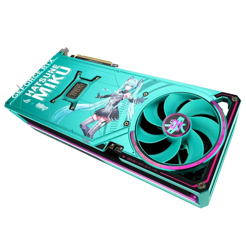 Видеокарта Asus RTX 5080 ROG ASTRAL MIKU 16GB 256bit/G7 (2HDMI+3DP)[ROG ASTRAL RTX5080 16G MIKU W] 5