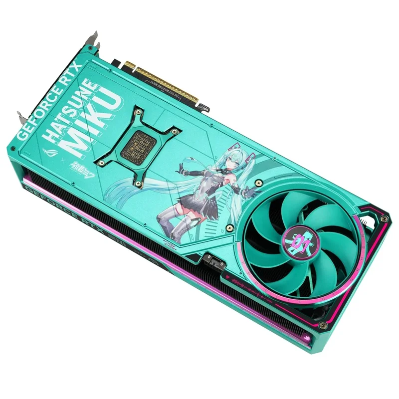 Видеокарта Asus RTX 5080 ROG ASTRAL MIKU 16GB 256bit/G7 (2HDMI+3DP)[ROG ASTRAL RTX5080 16G MIKU W] 6
