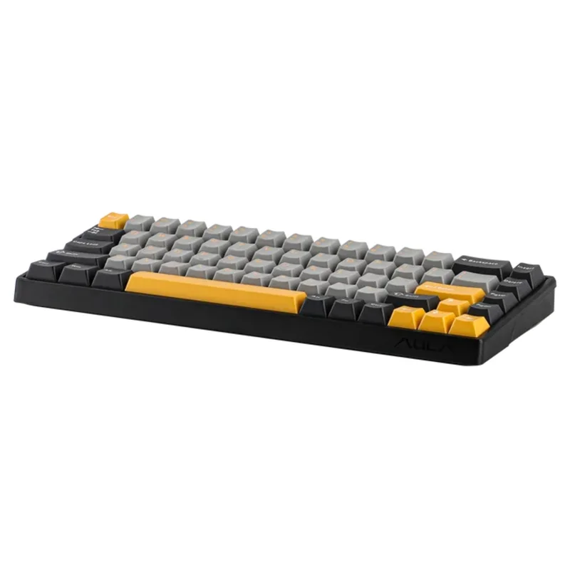 Игровая клавиатура проводная AULA WIN68, Black-Grey-Yellow 2
