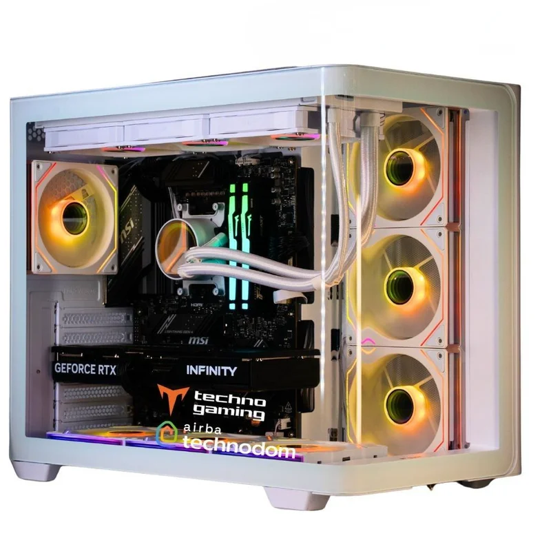 Игровой компьютер TechnoGaming 297(AR5-7500F/RTX5060TI 16GB/D5 32GB/SSD 1TB/B650 GAMING WIFI/FSP M580WH) 2