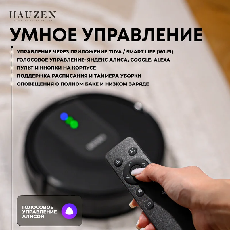 Робот-пылесос Hauzen Netbot One черный 6