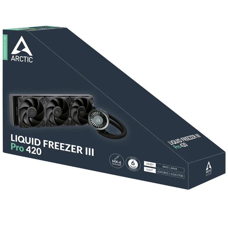 Система жидкостного охлаждения для CPU ARCTIC Liquid Freezer III Pro 420 Black [ACFRE00181A] 6