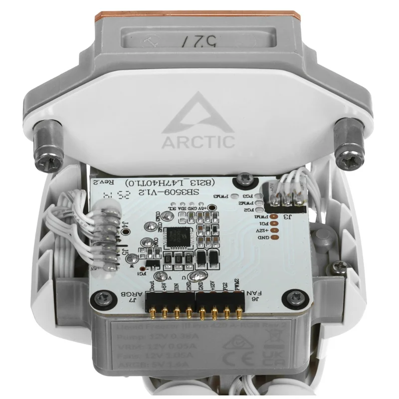 Система жидкостного охлаждения для CPU ARCTIC Liquid Freezer III Pro 420 A-RGB White [ACFRE00189A] 4