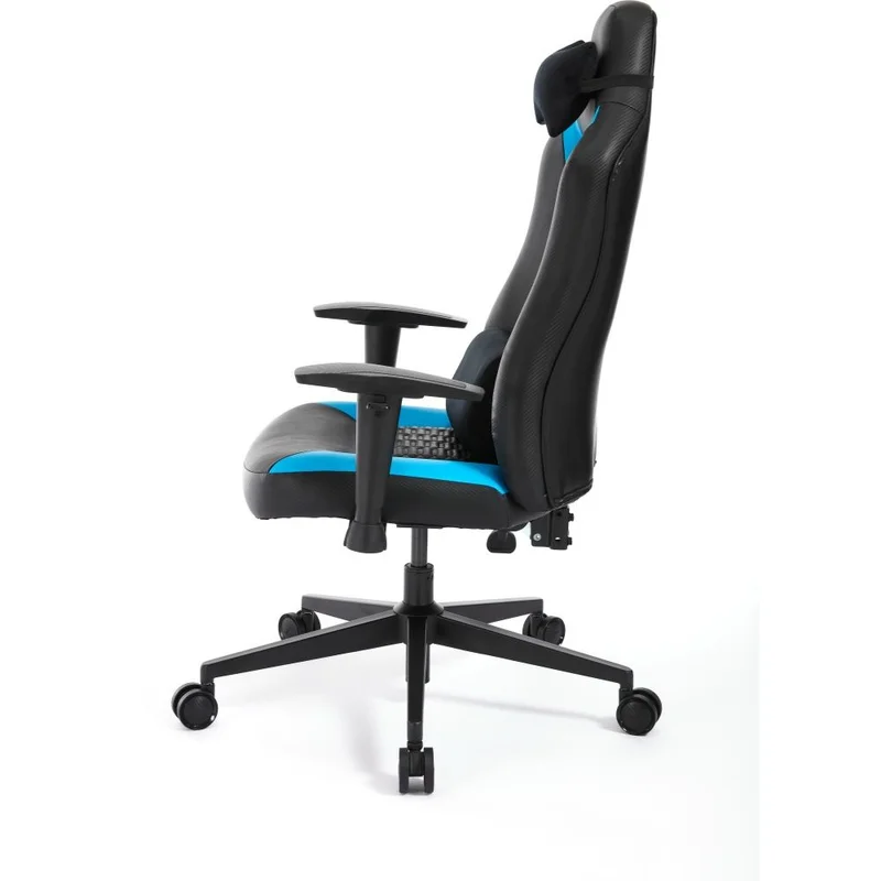 Игровое компьютерное кресло Aerocool CROWN Smart Racer Blue, Black/Blue (ACGC-2051101.B1) 3