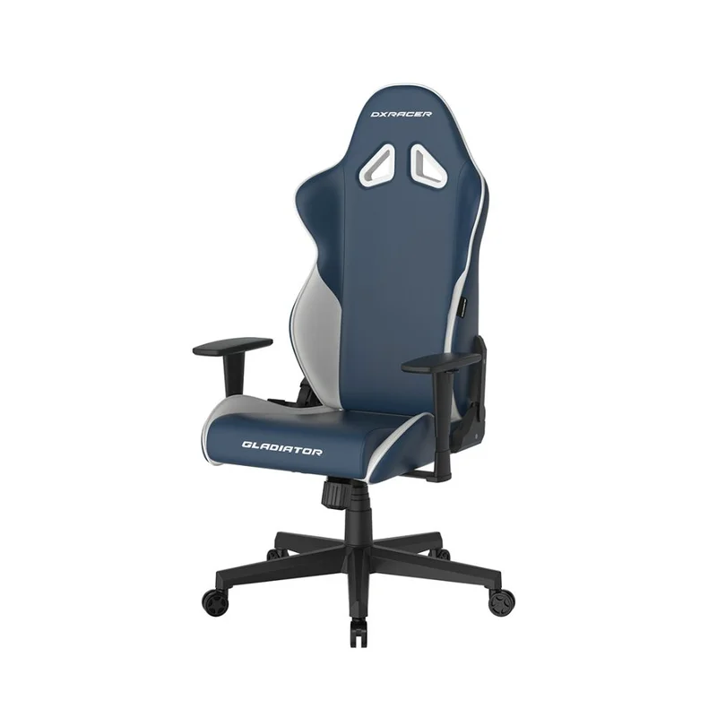 Игровое компьютерное кресло DXRacer Gladiator series, Blue/White (GC/LGN23LTCLTA/IW) 2