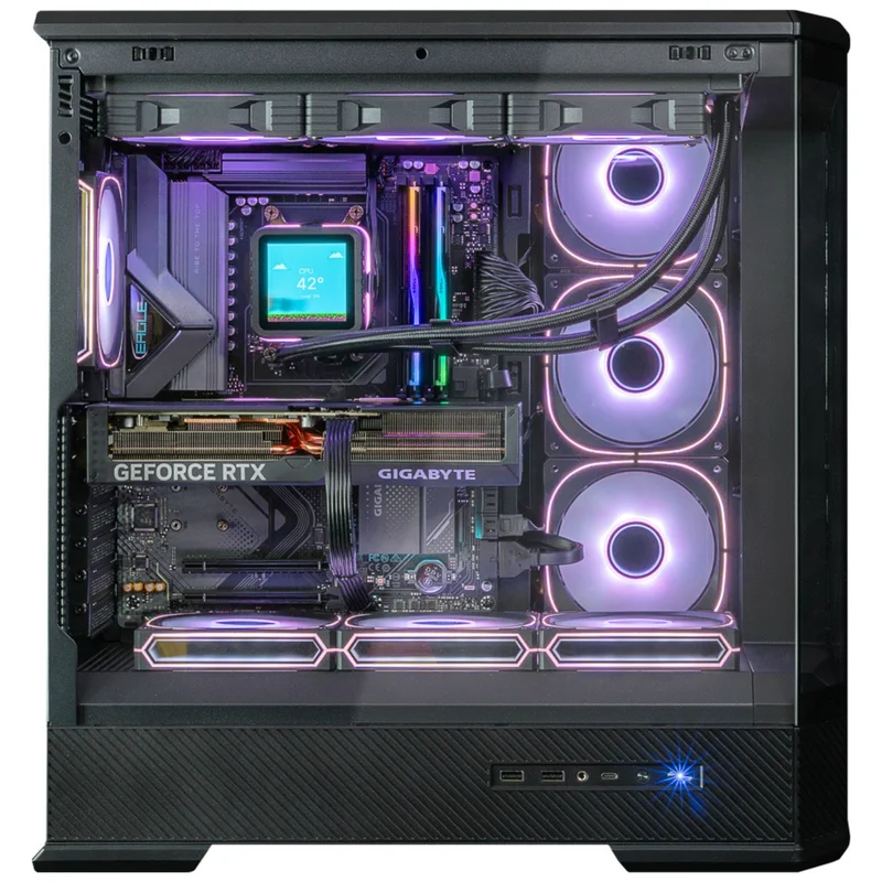 Игровой Компьютер NEO Game 98 (AR7 9800X3D/RTX 5070TI 16GB/SSD 2TB/X870/JONSBO D400 Black) 2