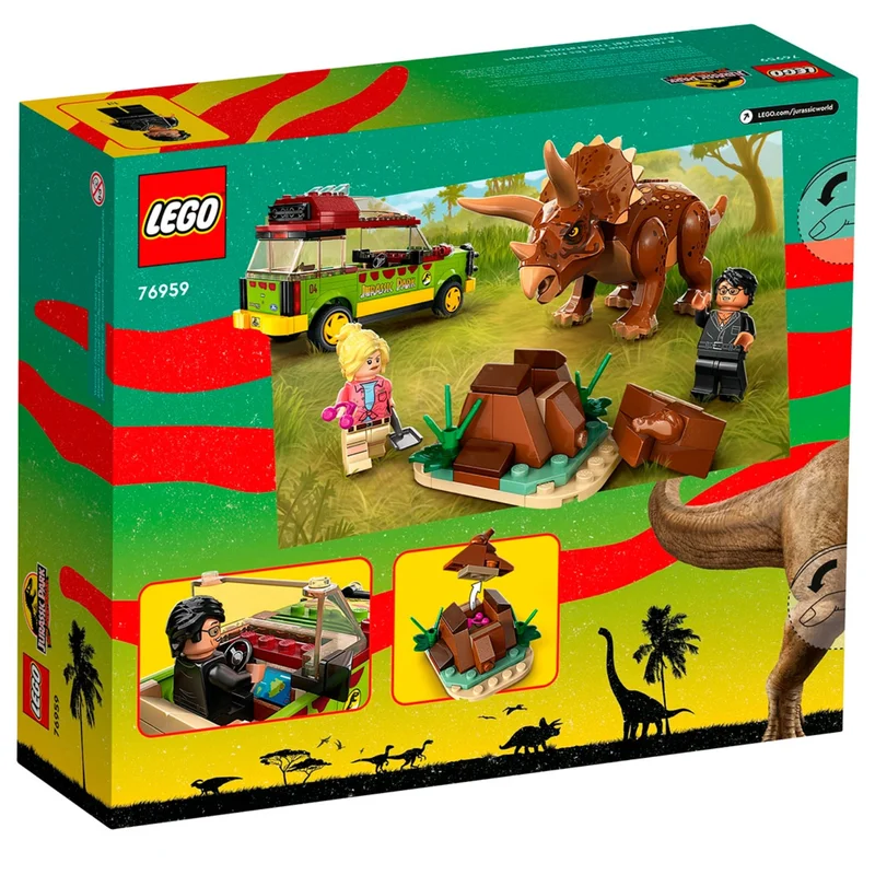 Конструктор LEGO Jurassic Park Исследование трицератопсов (LEGO 76959) 2