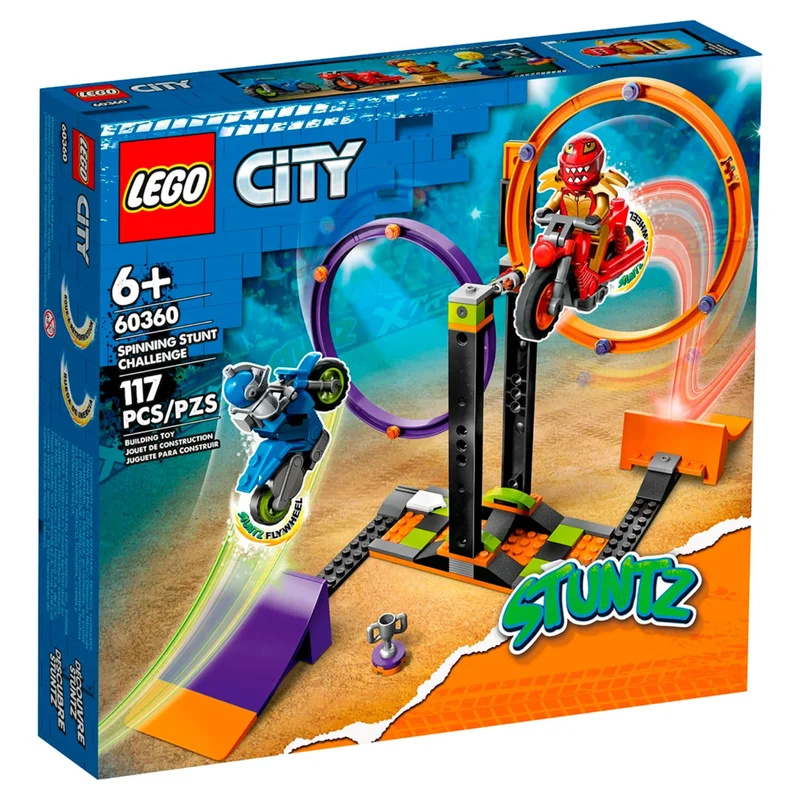 Конструктор LEGO City Каскадерское испытание с вращением (LEGO 60360)