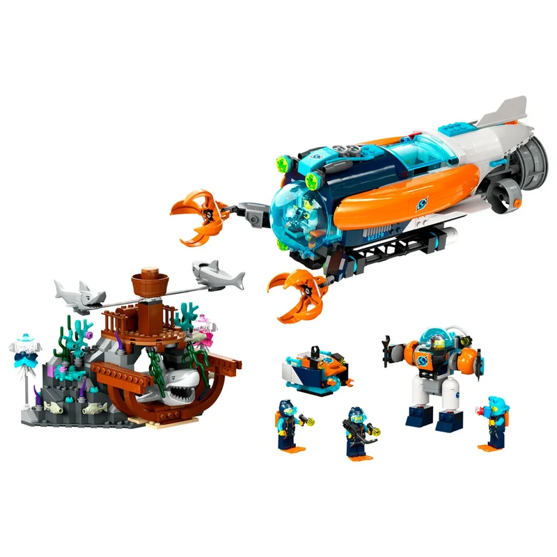 Конструктор LEGO City Глубоководная исследовательская подводная лодка (LEGO 60379) 10