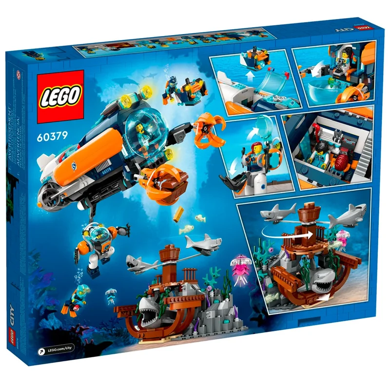 Конструктор LEGO City Глубоководная исследовательская подводная лодка (LEGO 60379) 5