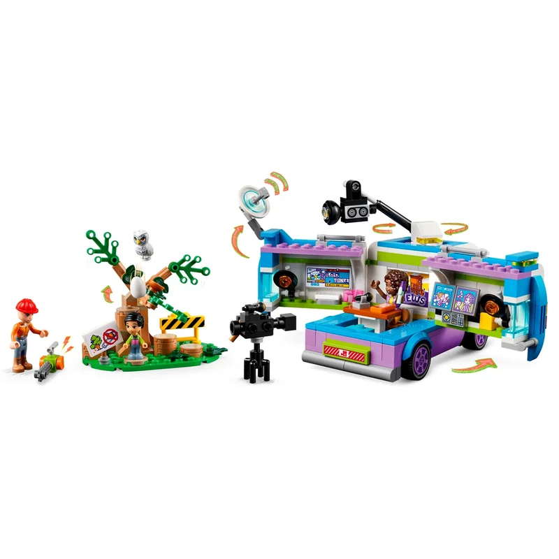 Конструктор LEGO Friends Фургон новостной редакции (LEGO 41749) 3