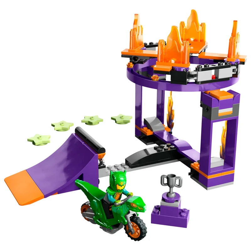 Конструктор LEGO City Каскадерское испытание с трамплином и кольцом (LEGO 60359) 5