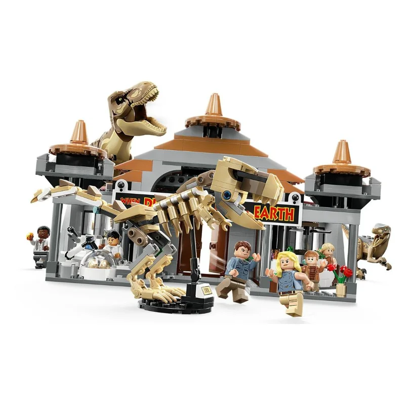 Конструктор LEGO Jurassic Park Центр посетителей: Атака тиранозавра и раптора (LEGO 76961) 2