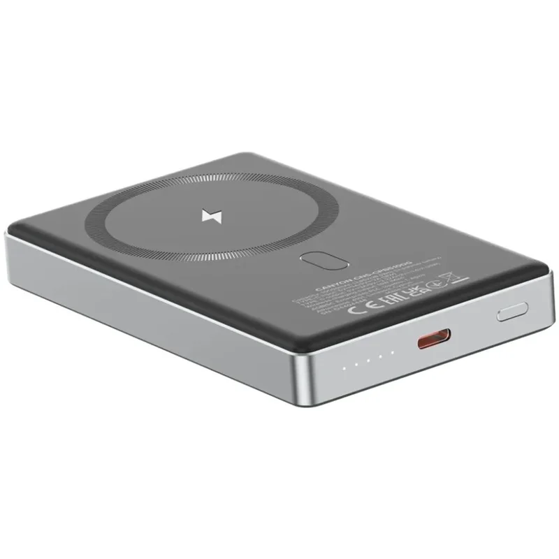 Внешний аккумулятор Canyon Power bank slim Magsafe 10000 mAh (CNS-CPB510DG), Grey 6